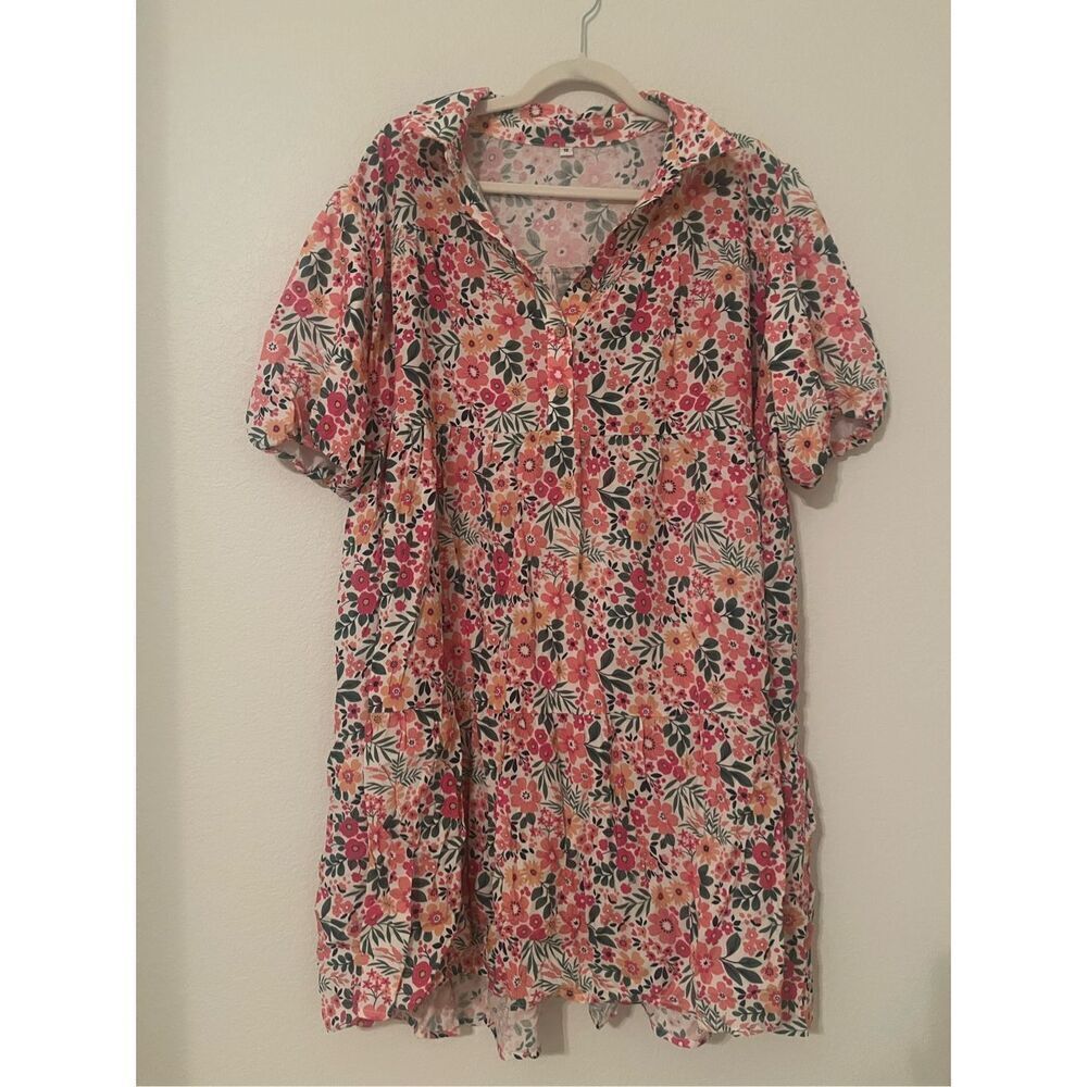 Boutique Floral Below Knee Dress NEW